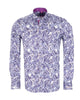 Lilac Floral Print with Matching Handkerchief-Makrom
