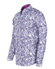Lilac Floral Print with Matching Handkerchief-Makrom