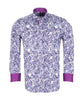 Lilac Floral Print with Matching Handkerchief-Makrom