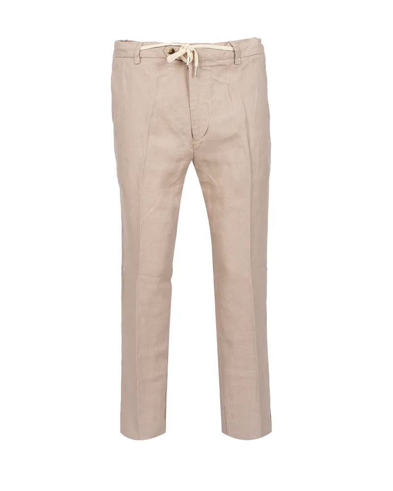 Linen Plain Suit Trouser-Makrom