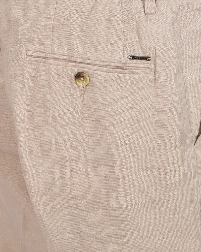 Linen Plain Suit Trouser-Makrom
