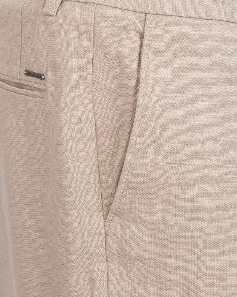 Linen Plain Suit Trouser-Makrom
