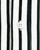 Makrom Double Cuff Shirt - Black Stripe Contrast Collar, Stylish & Comfortable-Makrom