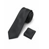 Men's Black Necktie KR 39-Makrom