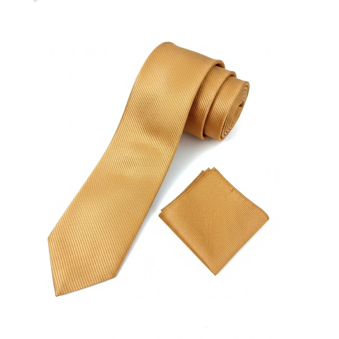 Men's Camel Stripe Pattern Necktie KR 156-Makrom
