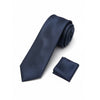 Men's Dark Blue Necktie KR 39-Makrom