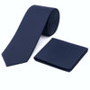 Men's Dark Blue Necktie KR 421-Makrom