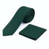 Men's Green Flora Necktie KR 39-Makrom