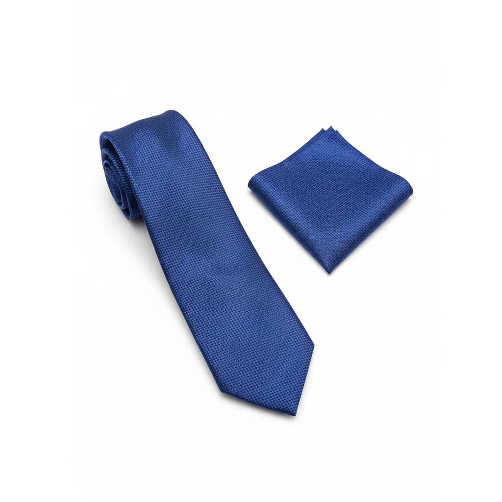 Men's Navy Necktie KR 39-Makrom