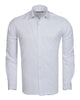 Men’s White Dress Shirt with Crystal-Studded Collar and Cuffs-Makrom