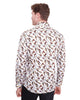 Musical Instrument Print Shirt with Matching Handkerchief-Makrom