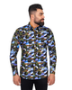 Nature Print Cotton Shirts For Men-Makrom