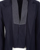 Navy Men's Overcoat with Removable Inner Layer-Makrom
