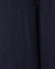 Navy Men's Overcoat with Removable Inner Layer-Makrom