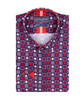 Navy Playing Card Symbols Print with Matching Handkerchief-Makrom