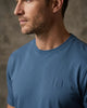 Dark Blue Round Neck Plain T Shirt