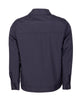 Navy Zip-Up Jacket with Classic Collar-Makrom