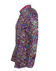 Neon Colourful Print Men's Shirt with Matching Handkerchief-Makrom