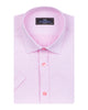 Pink Classic Twill Short Sleeve Shirt-Makrom