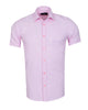 Pink Classic Twill Short Sleeve Shirt-Makrom