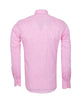 Pink Linen Long Sleeve Shirt with Matching Handkechief-Makrom