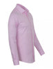 Pink Twill Classic Single Cuff Shirt-Makrom