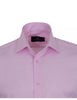 Pink Twill Classic Single Cuff Shirt-Makrom