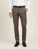 Plain Brown Suit Trouser-Makrom