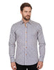Polka Dot Print Long Sleeve Pure Cotton Shirt-Makrom