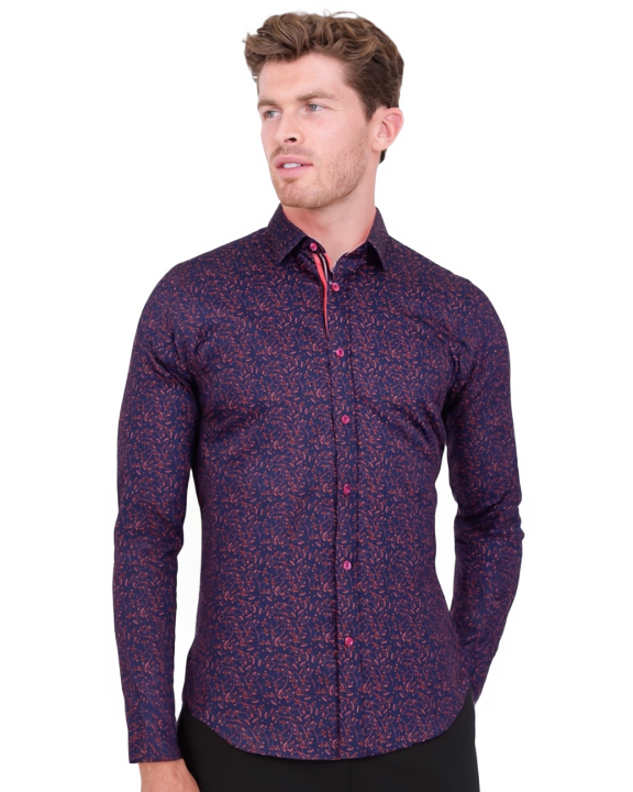 Pure Cotton Floral Print-Makrom