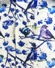Purple Birds in Tree Print Long Sleeve Shirt-Makrom