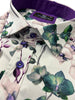 Purple Orchid Floral Print Shirt-Makrom