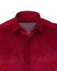 Red Sparkle Studded Glitter Shirt-Makrom