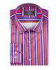 Retro Pastel Striped Men's Shirt-Makrom