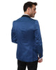 Royal Blue Contrasting Lapel Blazer & Waistcoat-Makrom