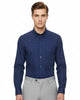 Royal Blue Dotted Print Shirt-Makrom