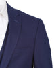 Royal Blue Wool Classic Plain 3 Piece Men's Suit-Makrom