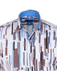 Colourful Rectangle Print Men's Shirt