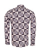 Brown Vector Print Men's Shirt