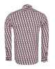 Beige Polka Dot Print Shirt