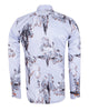 White Fashion Crust Print Shirt