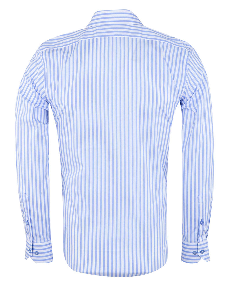 Blue Stripe Classic Men's Shirt