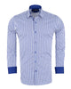 Dark Blue Stripe Classic Men's Shirt