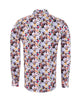Cat Print Shirt with Matching Handkerchief