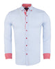 Light Blue Linen Long Sleeve Shirt