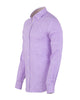 Lilac Plain Linen Long Sleeve Shirt