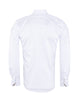 Plain White Shirt with Colourful Stripe Insert Shirt