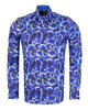 Blue Poppy Print with Matching Handkerchief
