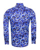 Blue Poppy Print with Matching Handkerchief