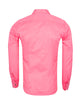 Fuchsia Pink Plain Double Cuff Shirt